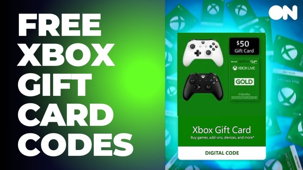 Xbox Gift Card Codes Giveaway